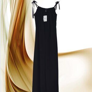 long, black jumpsuit, size xs